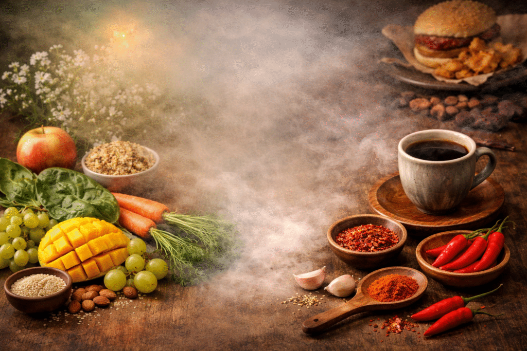 Food and Consciousness – The Three Gunas in Yogic Nutrition